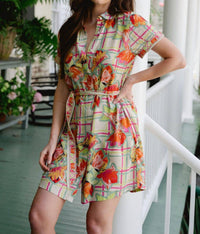 Briton Court - Daphne Belted Dress