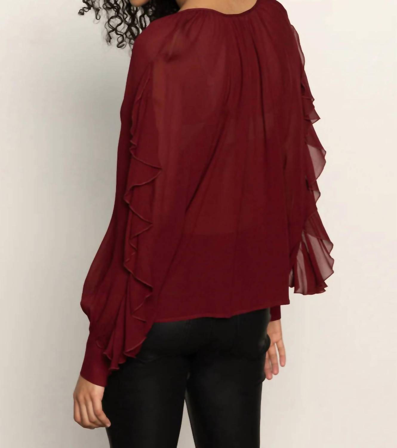 Sanctuary - Harmony Ruffle Sleeve Blouse