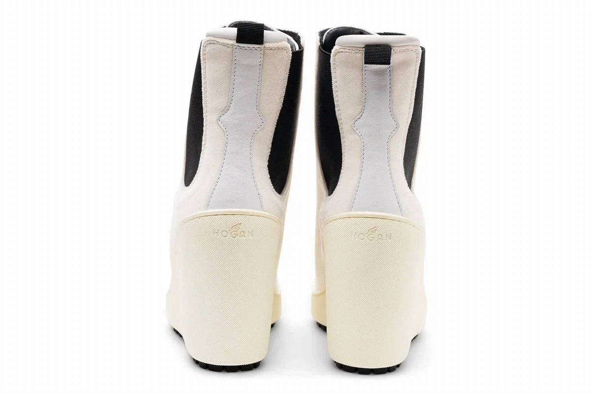 Hogan - Women's Lace-up Wedge Ankle Boots