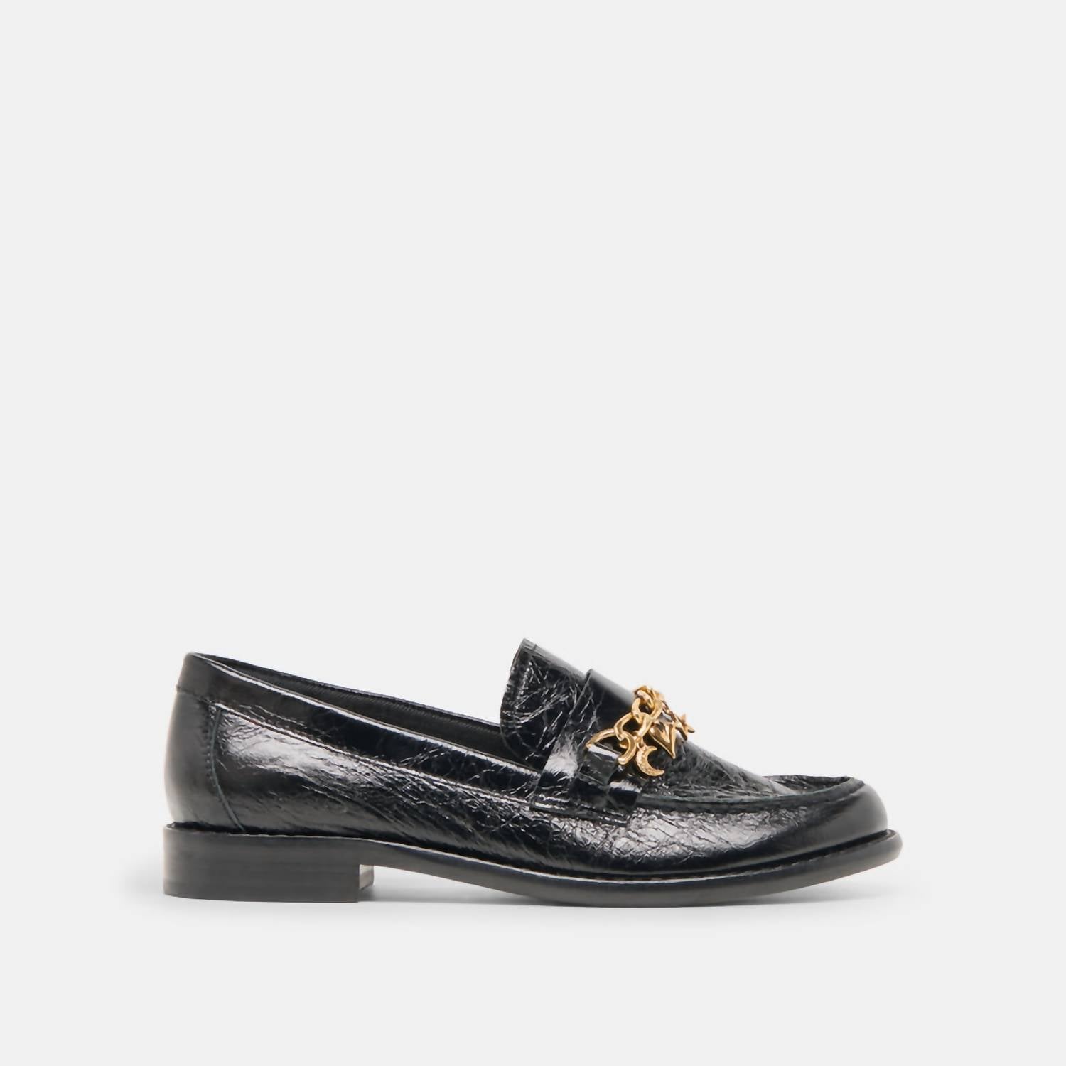 Dolce Vita Women's Waylen Loafers in midnight crinkle - women's flats