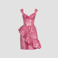 CELiA B Nova Sweetheart Mini Dress in pink - women's dress - alternate view