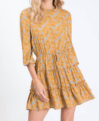 Hailey & Co - Floral Ruffle Mini Dress