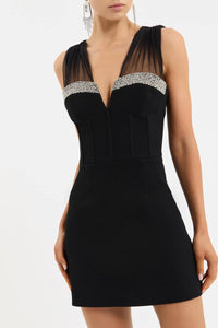 Rebecca Vallance - Astros Beaded Mini Dress