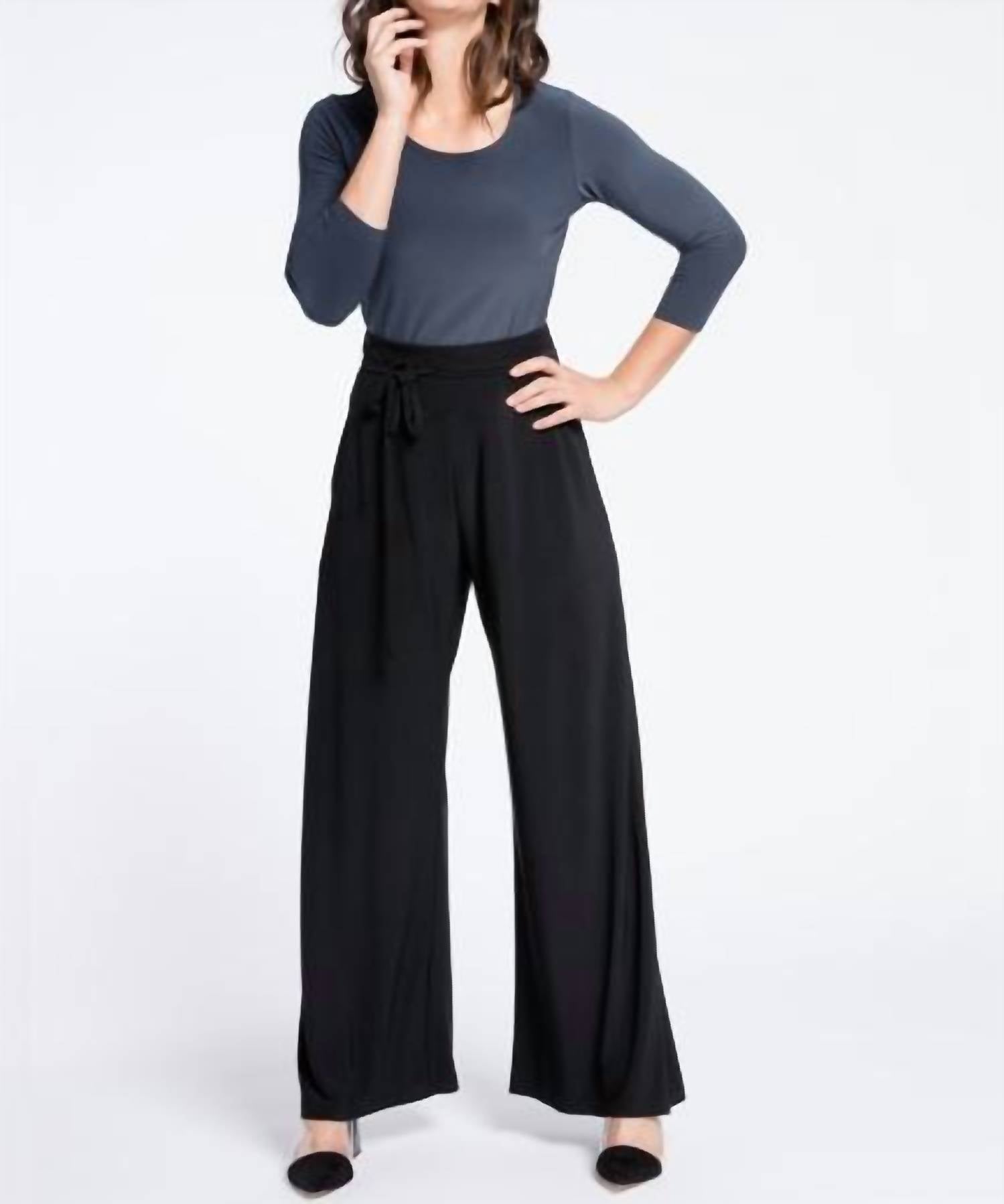Sympli - Women's Wide Leg Trouser