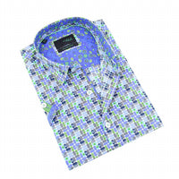 Eight X - Retro Funk Print Short Sleeve Shirt
