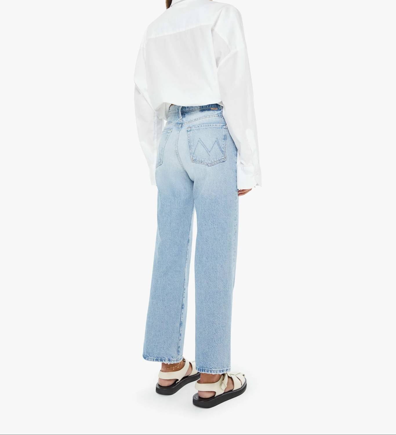 Mother - Rambler Zip Flood High-rise Jeans