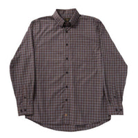 F/X Fusion Men's Multi Check Long Sleeve Shirt in gray - men's shirt