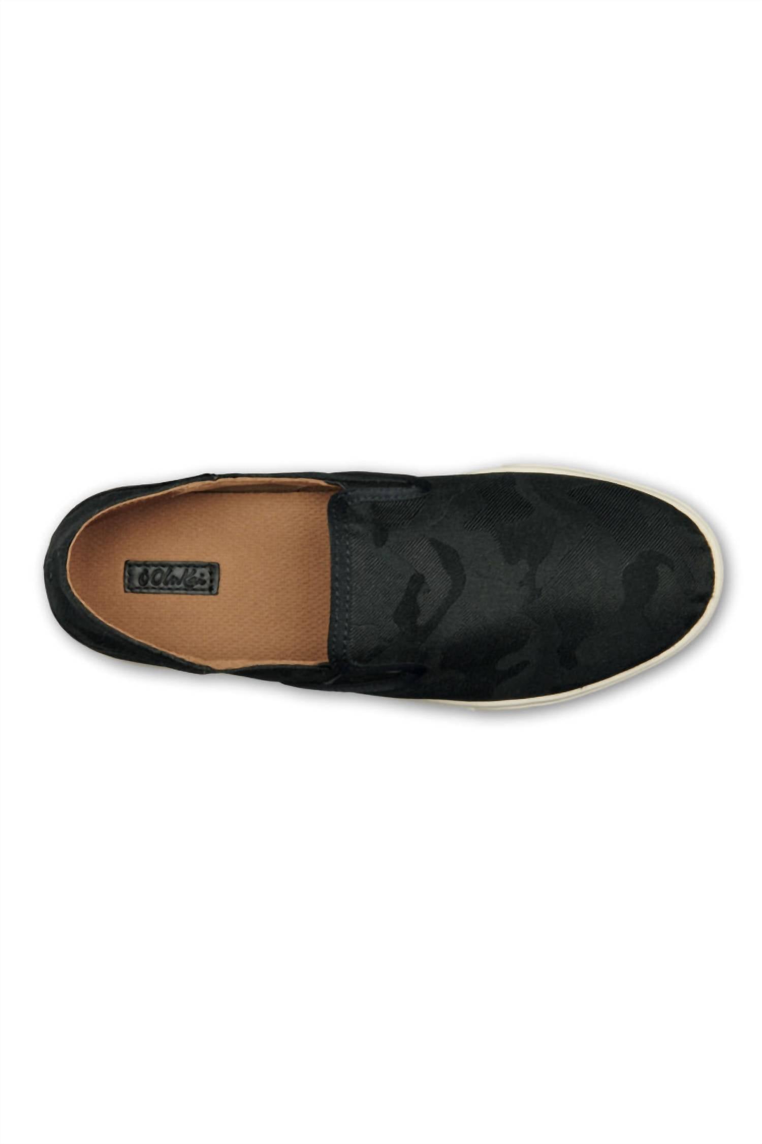 OluKai Women's Pehuea Pa'i Slip-on Sneakers in lava rock ke au camo lrke - women's sneaker - alternate view
