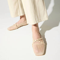 Yosi Samra - Women's Chloe Mesh Ballet Flat