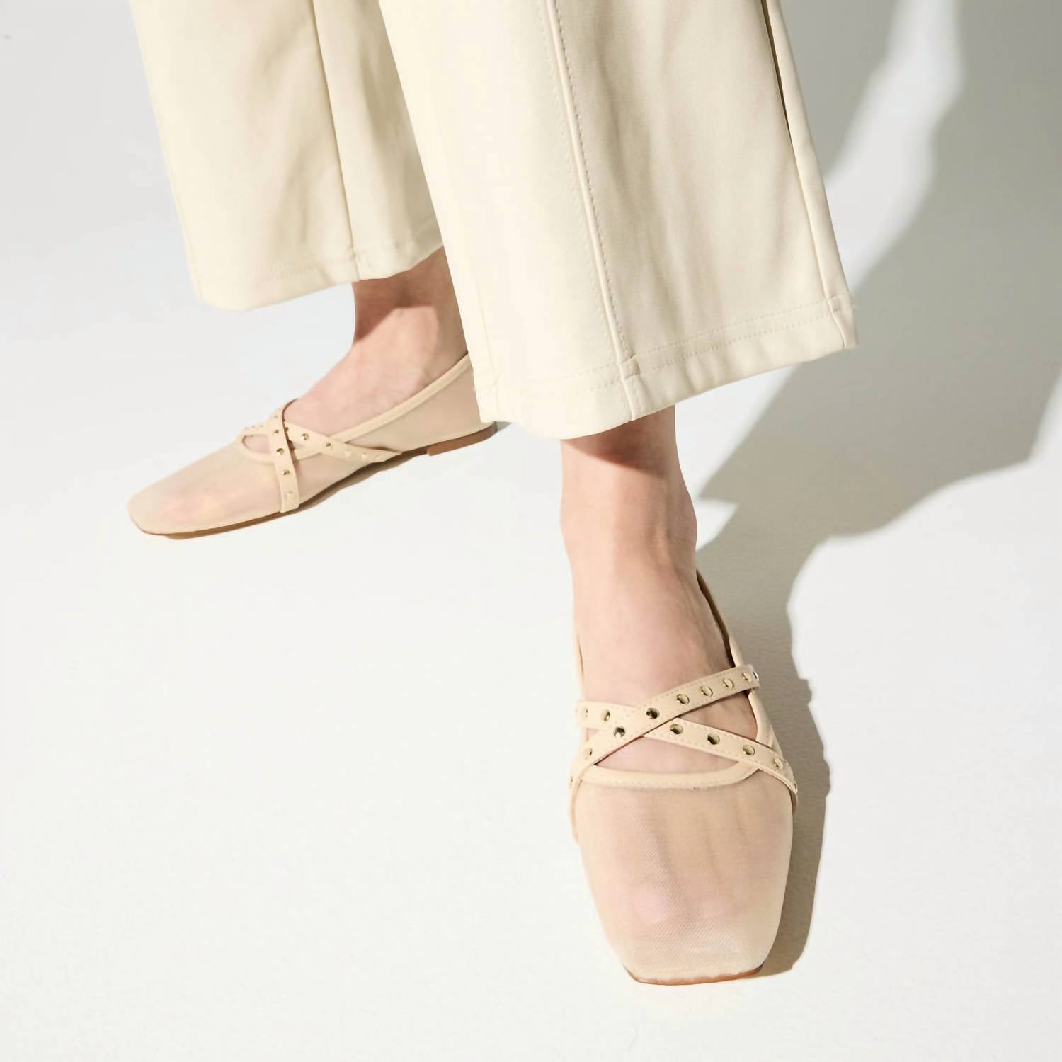 Yosi Samra - Women's Chloe Mesh Ballet Flat