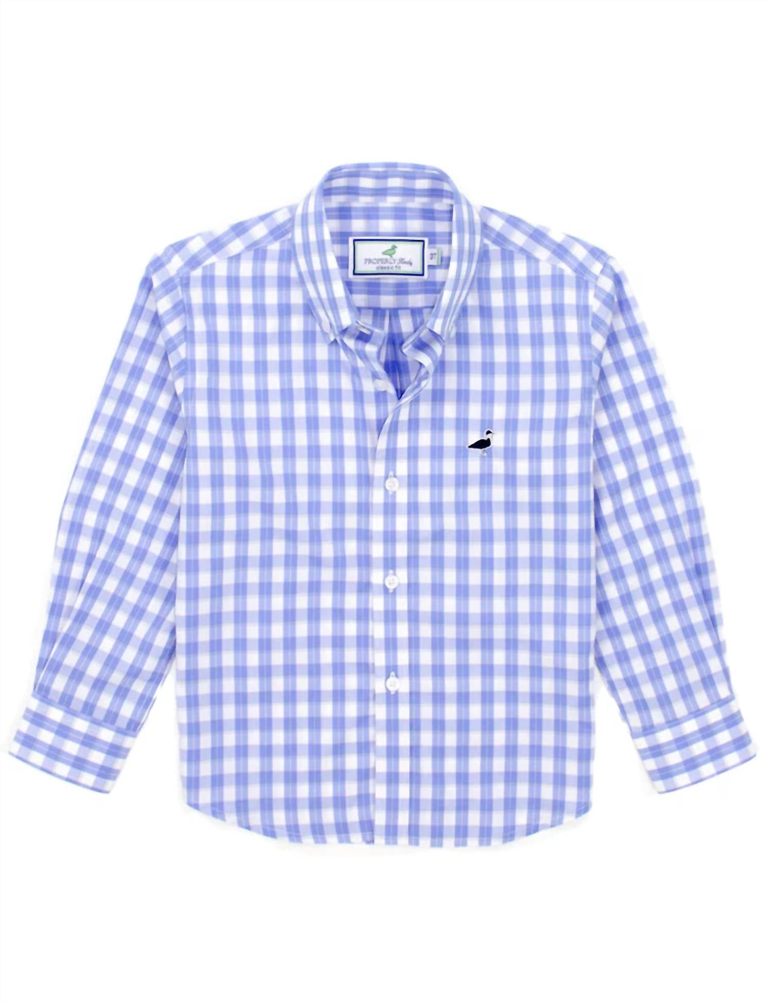 Properly Tied - Boy's Seasonal Button Up Sport Shirt