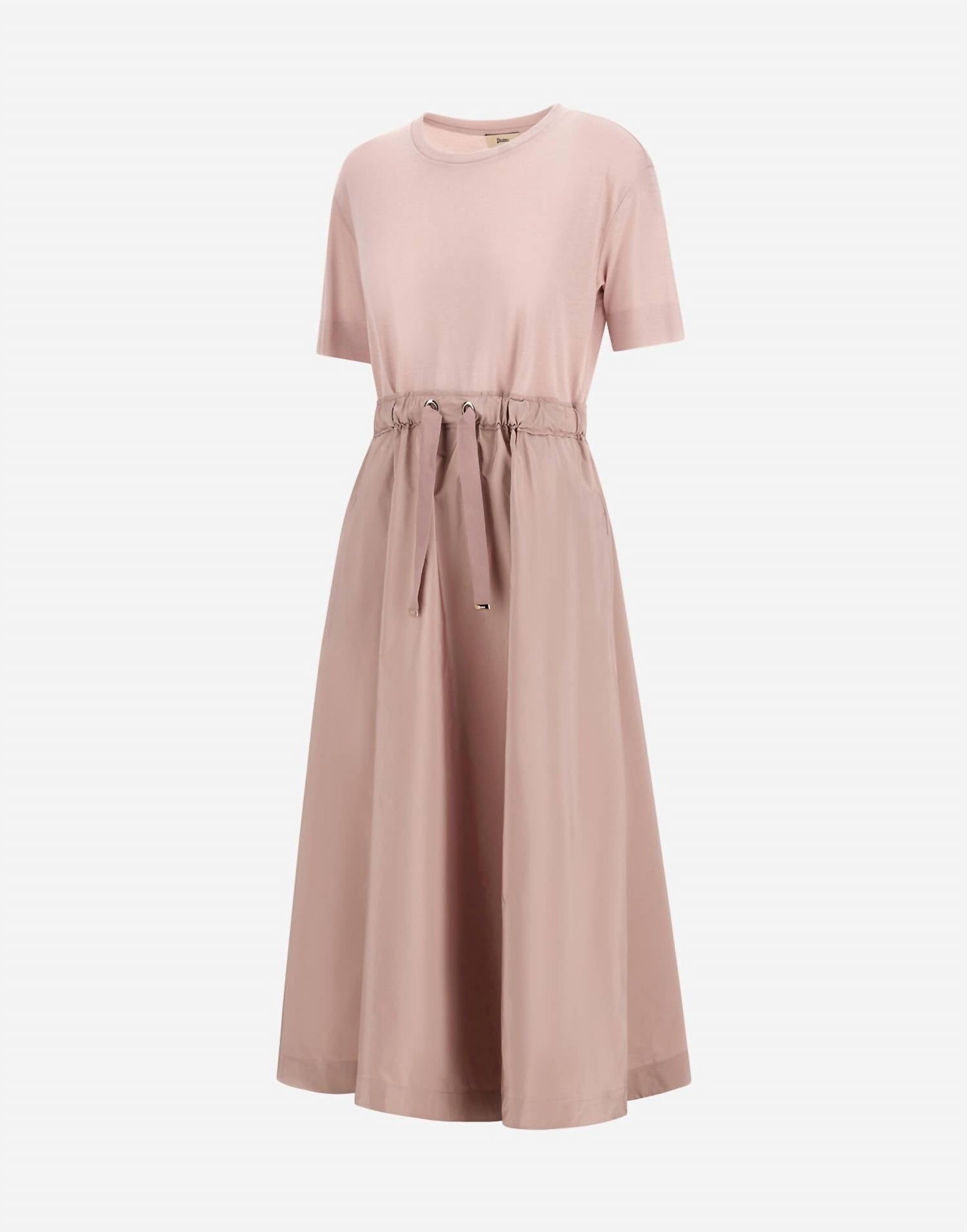 Herno - Glam Knit Tafetta Dress