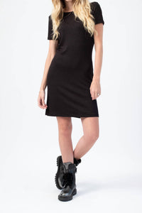 Rag & Bone - Ribbed Wrap Mini Dress