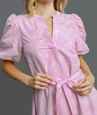Umgee - Garden Belted Midi Dress