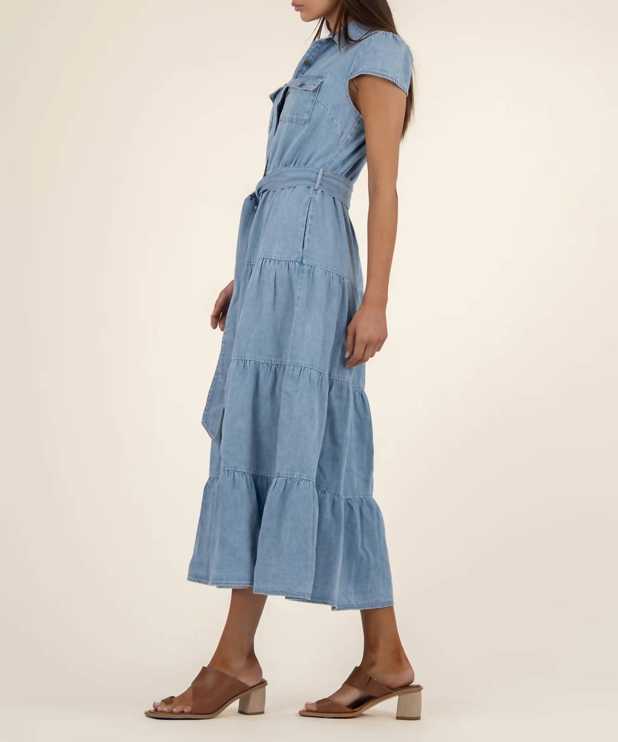 Kut From The Kloth - Juno Cap Sleeve Maxi Dress