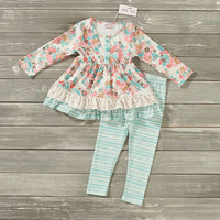 Pete + Lucy - Girls Bunch Of Flowers Pant Set