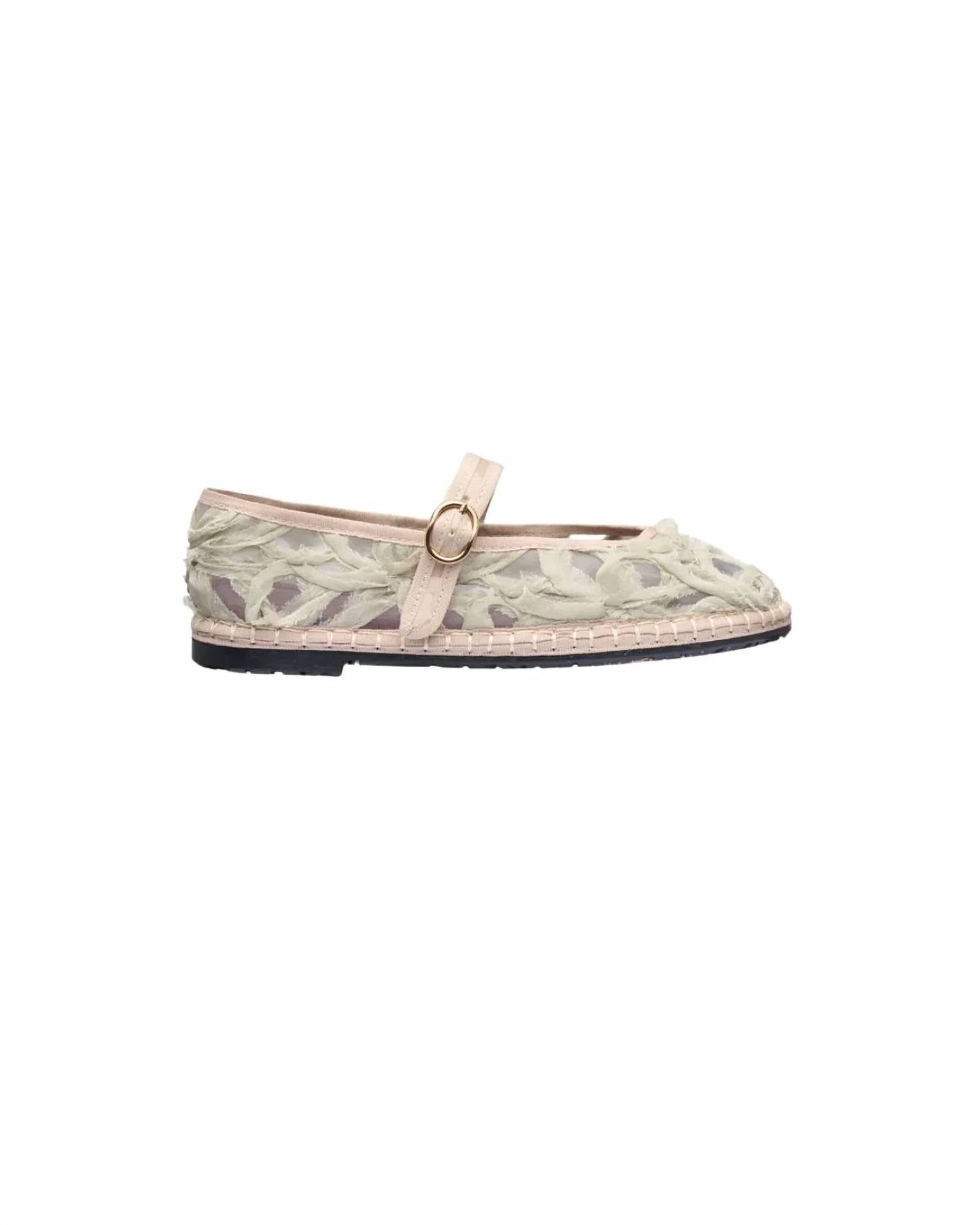 Flabelus - Women's Pierre Lace Mary Jane Shoes