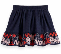 Scotch & Soda - Girl's Jacquard Embroidered Skirt