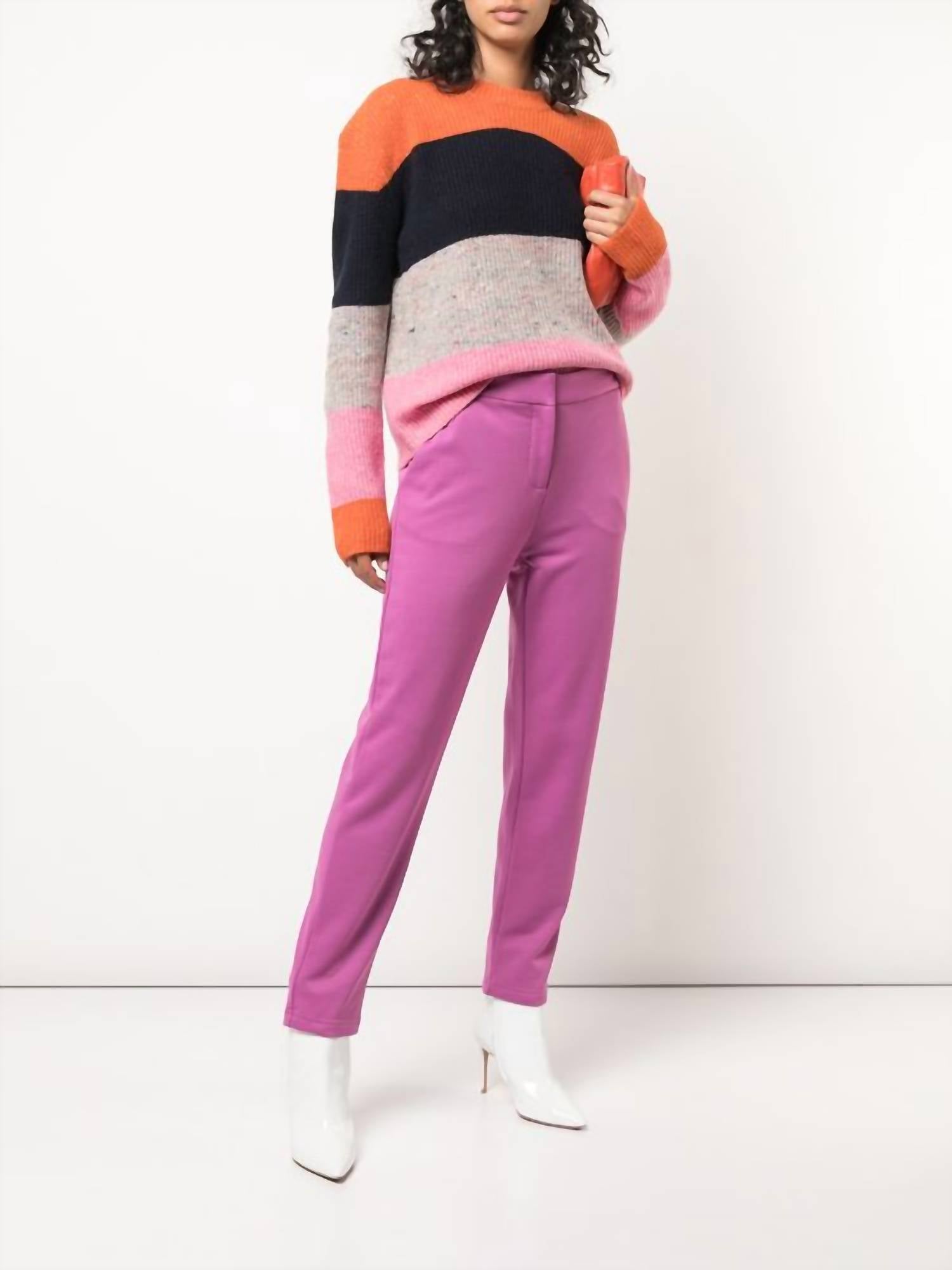A.L.C. - Knit Slim Straight Leg Casual Pants