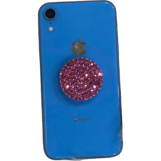Zippity Do Dah - Women's Rhinestone Pop Socket Grip Case