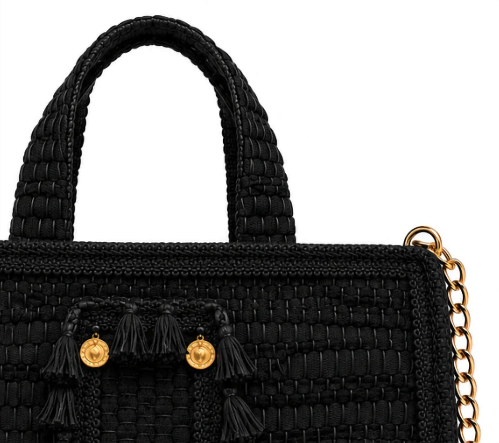 Elektra'S Workshop - Women's Mini Crossbody Tassel Bag