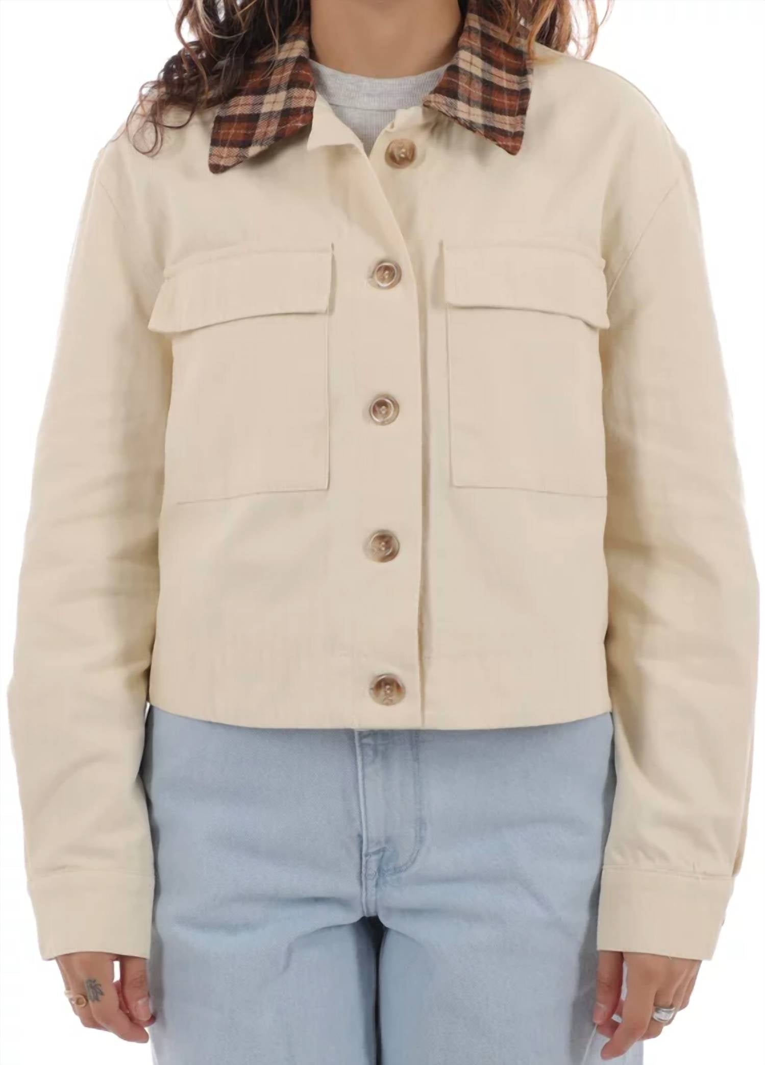 Rhythm. - Dylan Cropped Shacket
