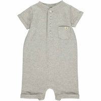 Me & Henry - Boy's Camborne Henley Ribbed Romper