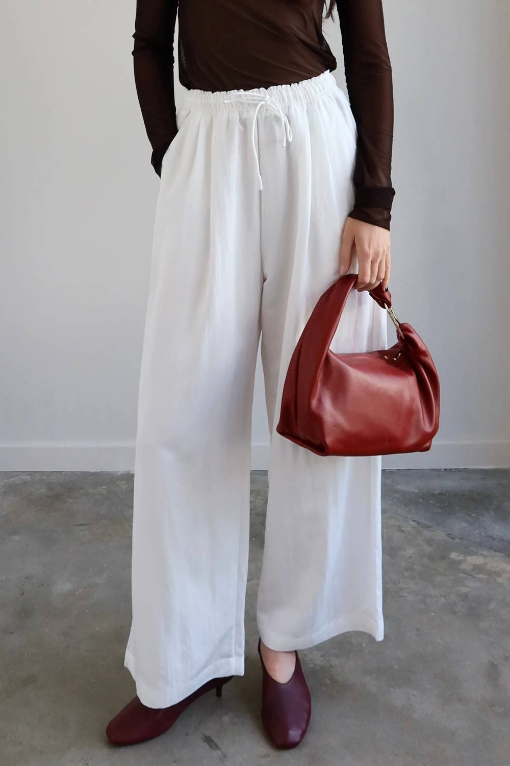 Collective - Cotton Nylon Drawstring Pants