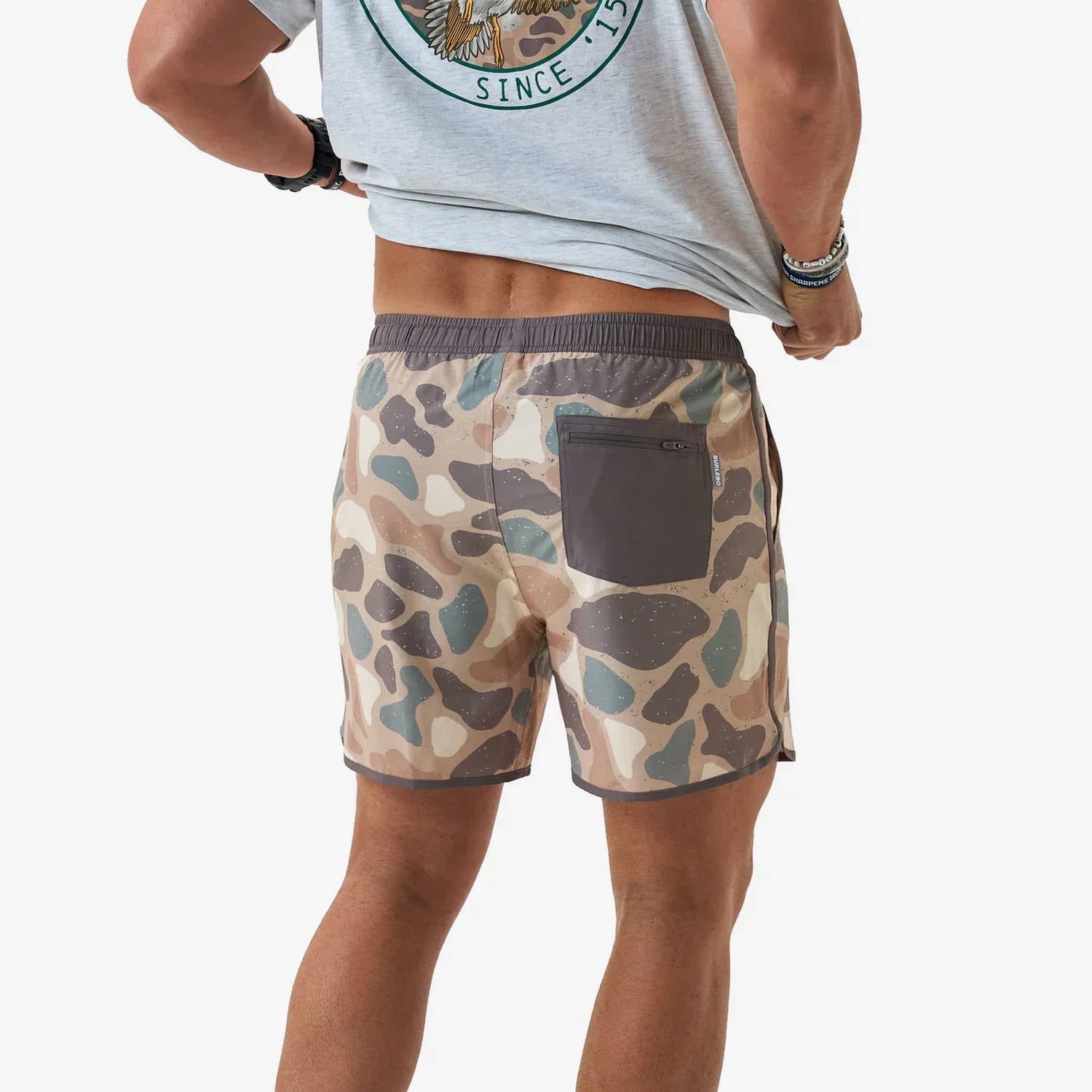 Burlebo - Men's Classic Low-Rise Swim Trunk