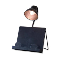 Audrey'S - Industrial Iron Book Stand with Built-in Light
