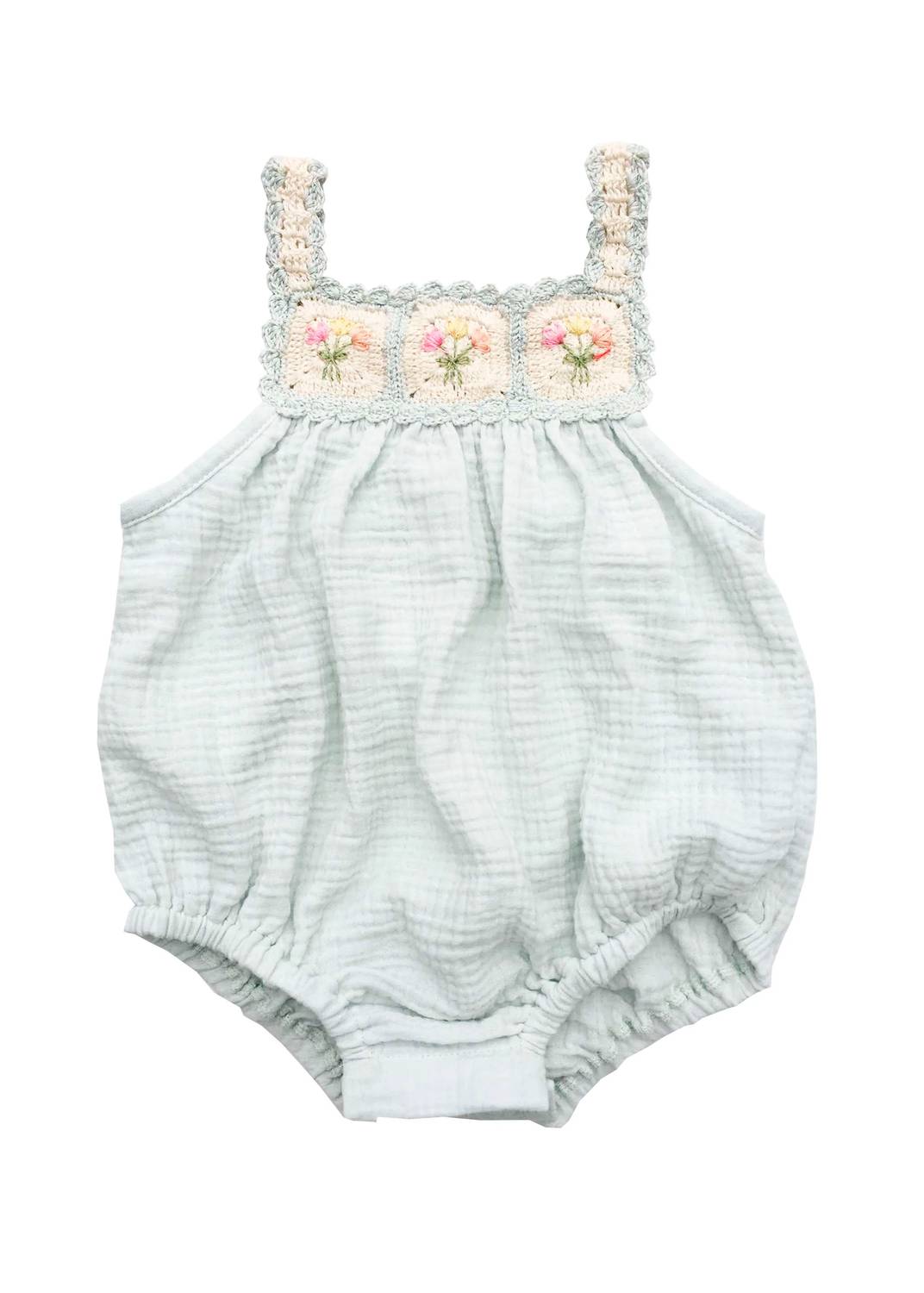 Wild Wawa - Girls Bouquet Crochet Bubble Onesie