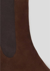 LOLA CRUZ Women's Richie Ankle Boots in brown suede - women's shoe - alternate view