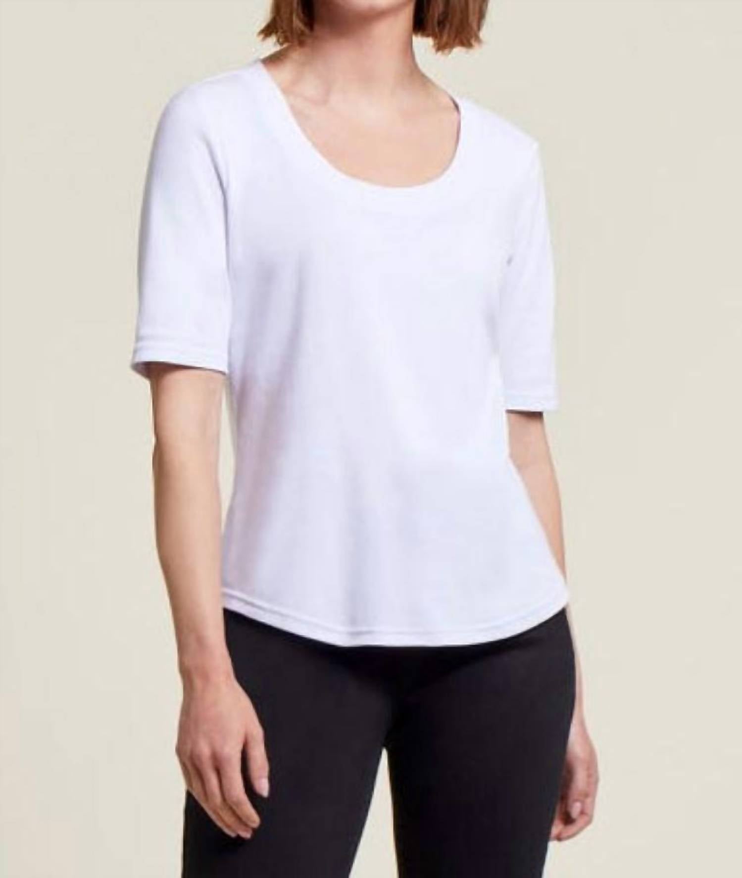 Tribal - Elbow Sleeve Scoop Tee