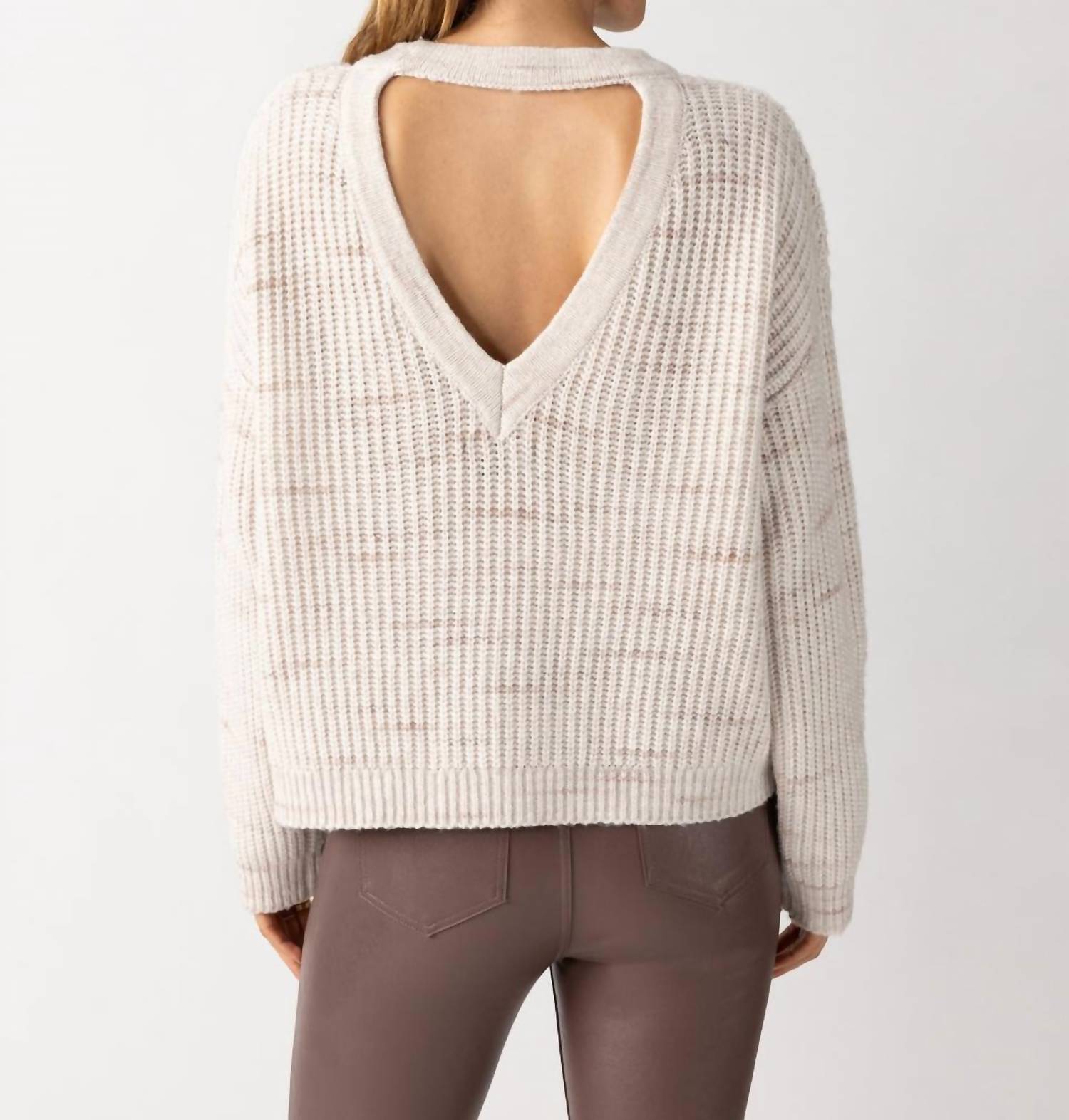 Sanctuary - Cozy V Back Sweater