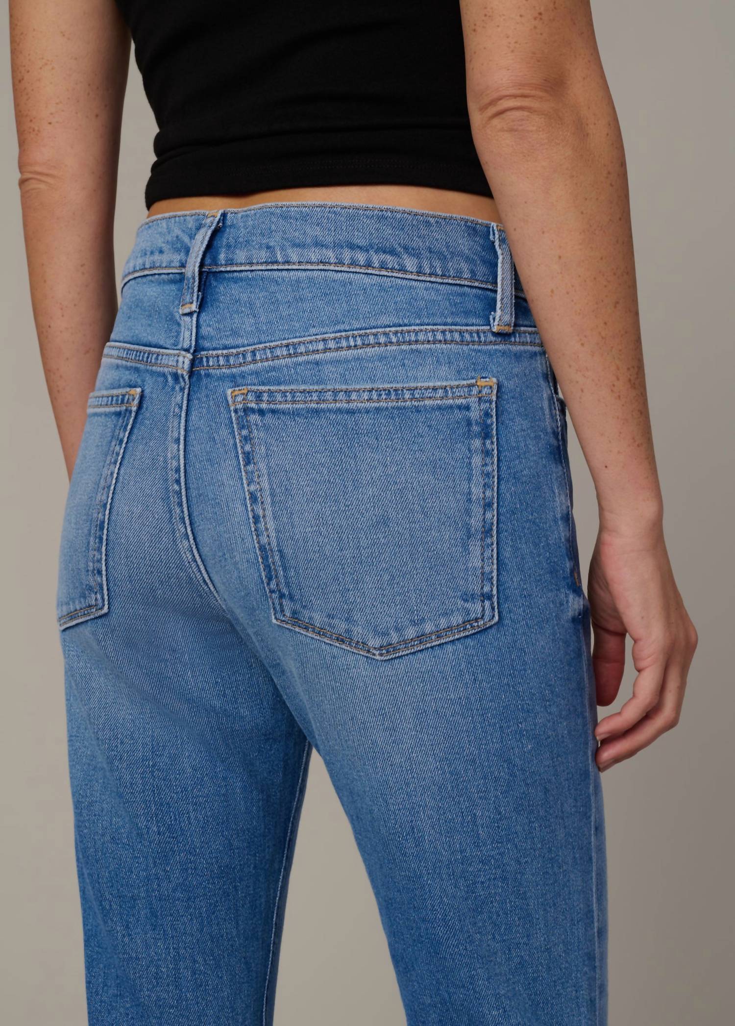 Joe's Jeans The Provocateur Mid Rise Petite Jeans in steadfast - women's jeans - alternate view