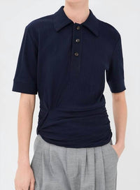 Victoria Beckham - Twist Detail Polo Top