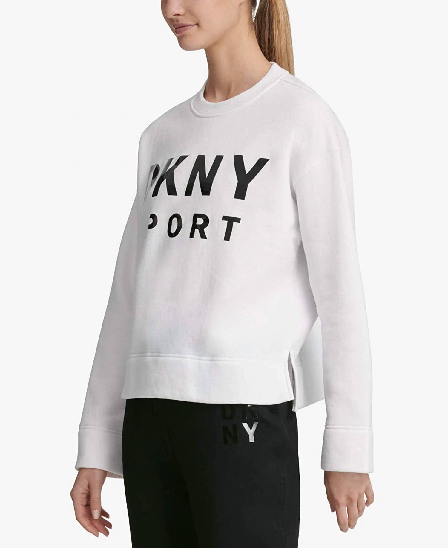 Dkny - Lacquer Logo Fleece Top