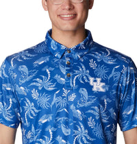 Columbia Super Terminal Tackle Polo in uk azul - men's shirt - alternate view