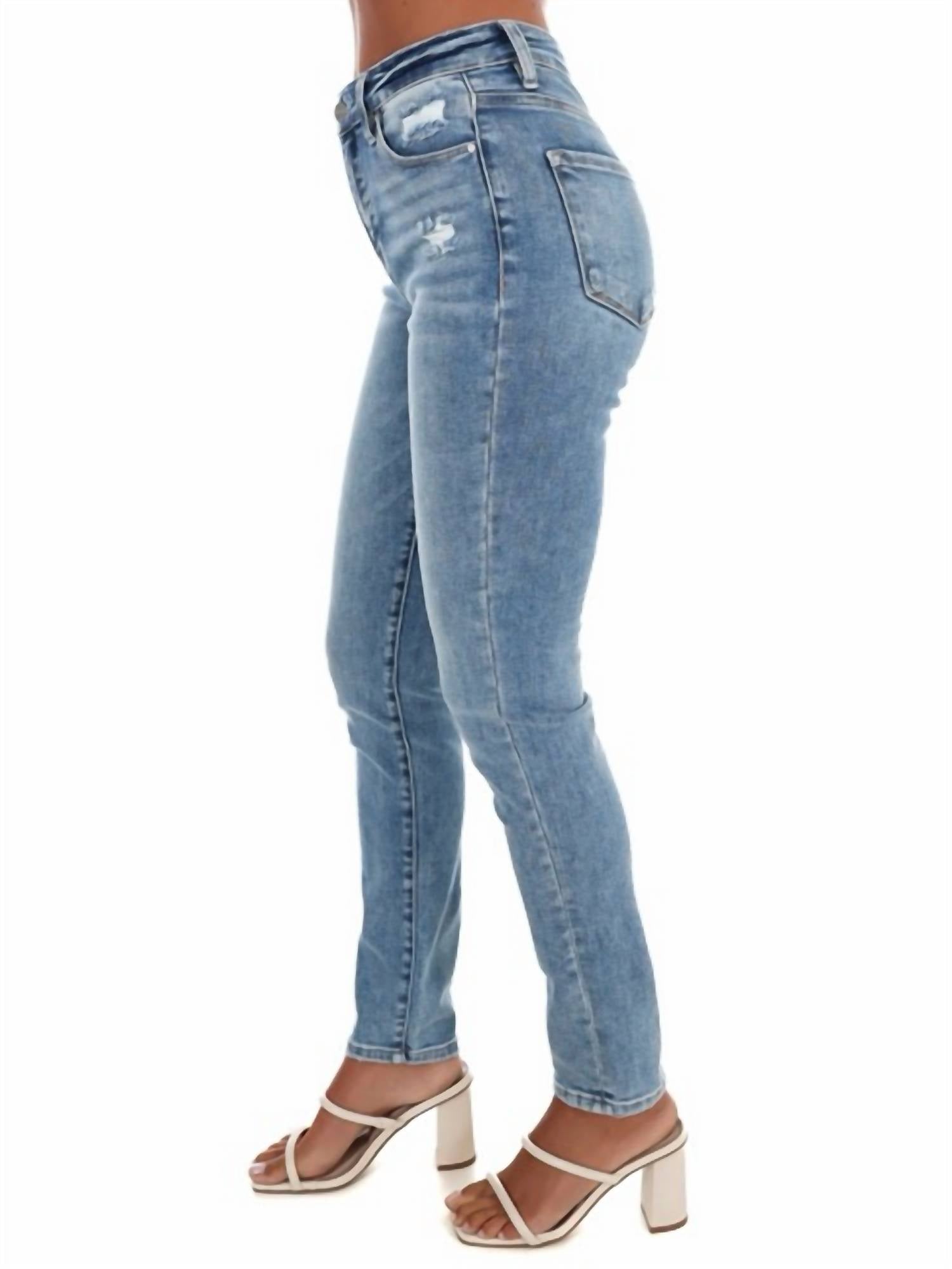 Risen - Wherever We Go Tummy Control Ankle Skinny Jeans