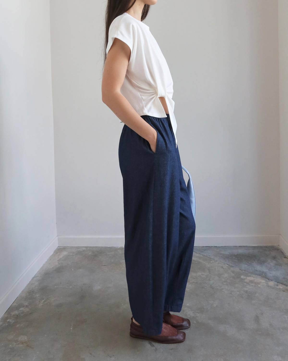 Collective - High Rise Denim Barrel Jeans