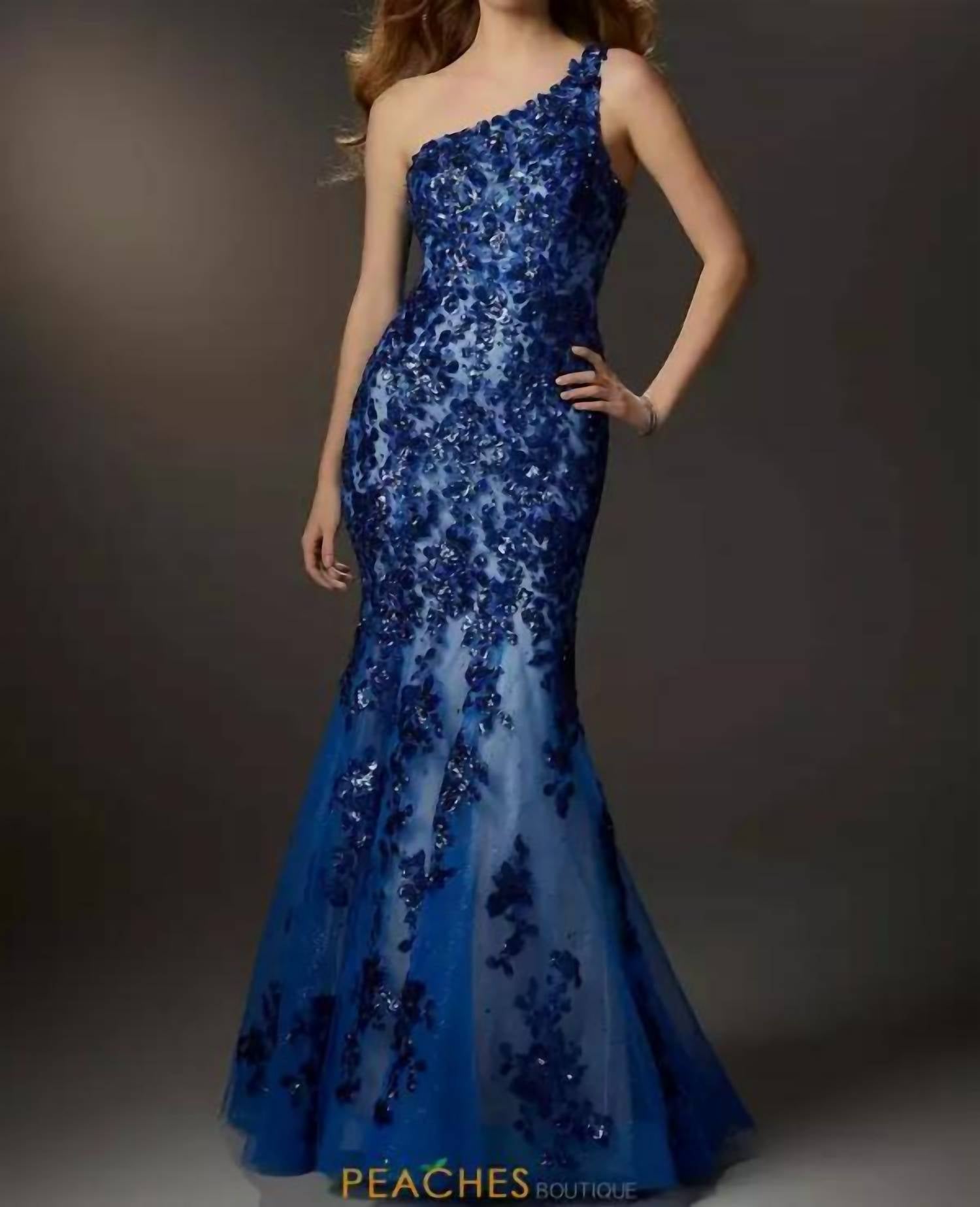 Paparazzi By Mori Lee - One Shoulder Prom Dress