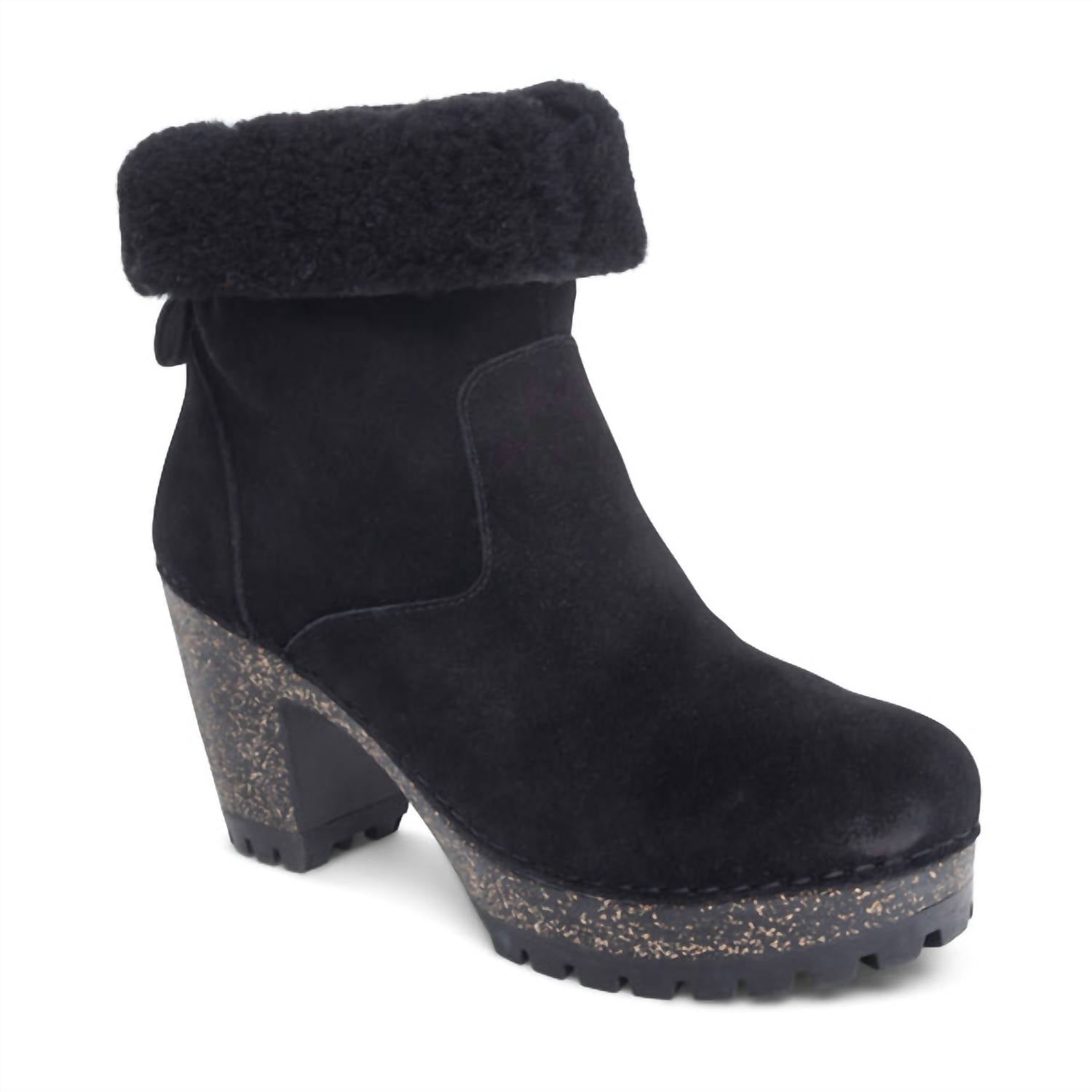 Aetrex - Women's Scarlett Fuzzy Boot