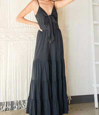 Bucketlist - Brinley Tie Front Jumpsuit