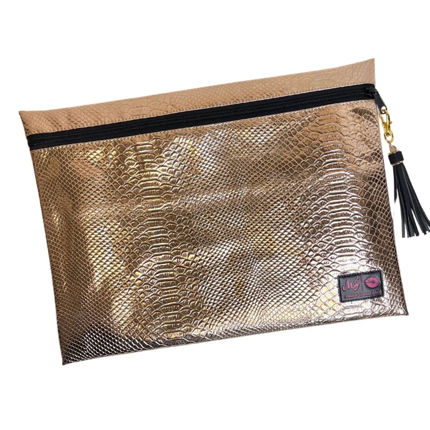 Makeup Junkie - Women's Jumbo Top Zipper Bag