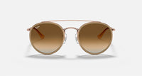 Ray Ban - Round Double Bridge Non Polarized Sunglasses Rb3647n 907051