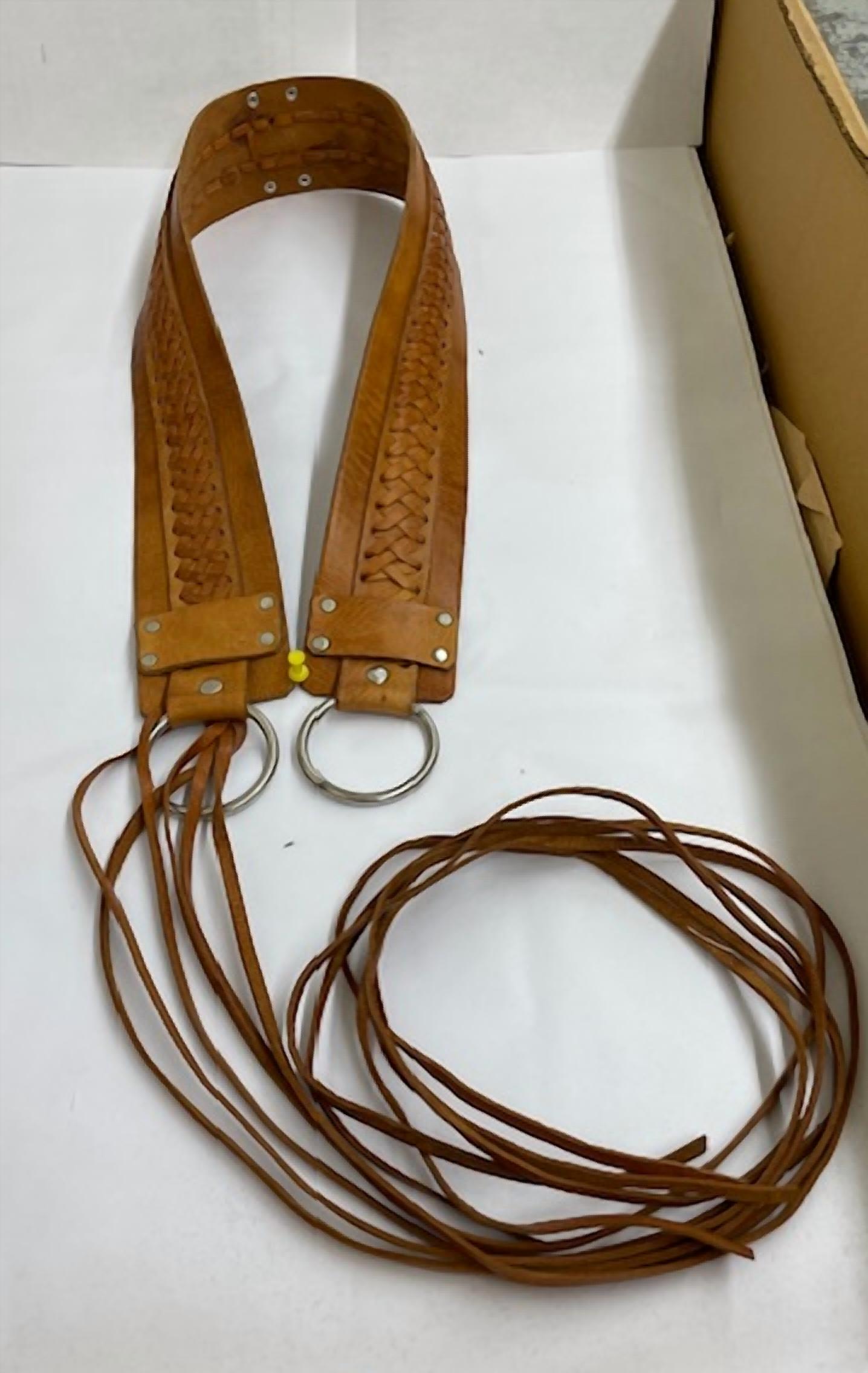 Dairi - Women's Double Loop Leather Belt