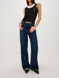 Rails Normandie Wide-leg Denim Pant in oceana - women's jeans - view 4