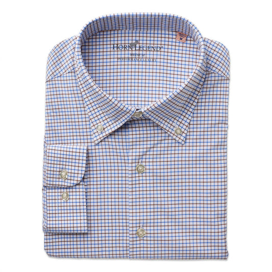 Horn Legend - Men's Mockingbird Performance Woven Sport Shirt