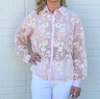 Whimsical Mimsy - Gauze Floral Top