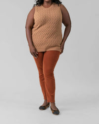 Minnie Rose - COTTON CASHMERE POINTELLE TANK